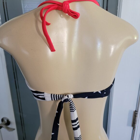 Old Navy Stars Stripes Bikini Top Junior  Red White Blue - Picture 4 of 6